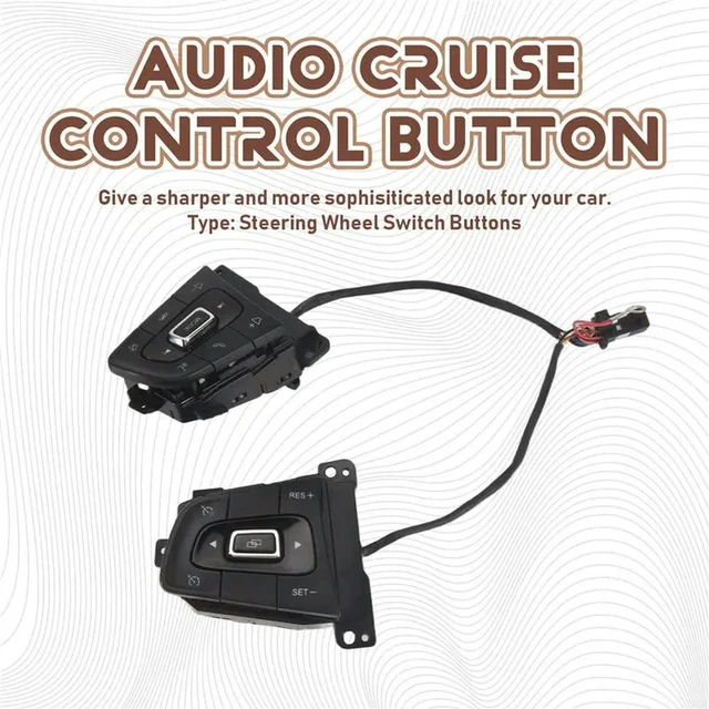Alt view image 3 of 3 - Car Multi-Function Steering Wheel Switch Buttons For Chery Tiggo 4 5X 404000048AA Audio Cruise Control Button