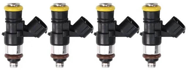 Alt view image 2 of 3 - Ecofuel Compatible 4Pcs Fuel Injector Set For VW 1.0-2.0 03C906039A 03C906039B 0280158831