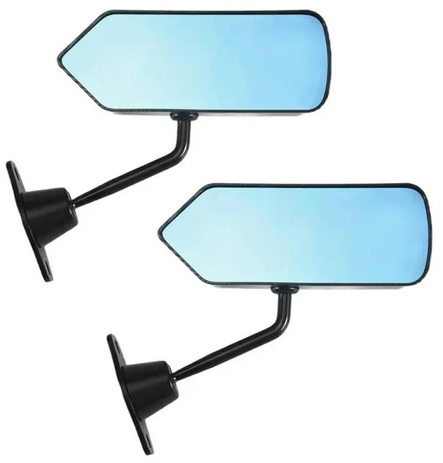 Main image of 1 Pair Universal F1 Style Car Side Rearview Mirrors Door Wing Rear View Mirror For Benz Honda Ford ABS Carbon Fiber Look