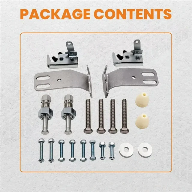 Alt view image 3 of 3 - Front Door Slam Latches Kit For Polaris UTV RZR4 900 XP RZR 800 570 Motorcycle Parts For Polaris