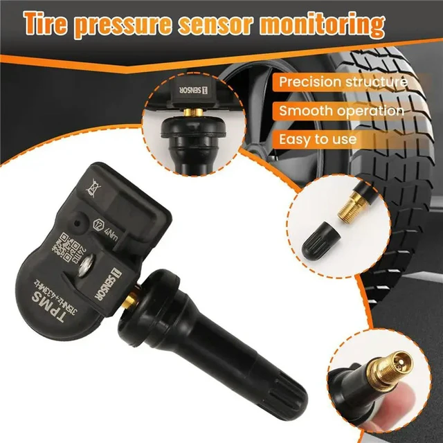 Alt view image 2 of 3 - 4Pcs Programming MX Sensor TPMS Tire Pressure Monitor Sensor 315MHZ 433MHZ Universal 2 In 1 Repair Tool For-Autel
