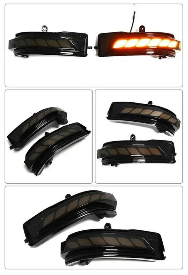 Alt view image 3 of 3 - LED Turn Signal Light For Dodge Ram 1500 TRX Rebel Limited Laramie Super Crew 2019-2023 Dynamic Side Mirror
