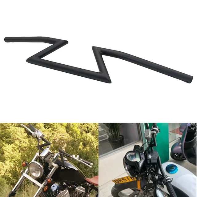 Alt view image 3 of 3 - 7/8 Inch 22MM Handlebar Z Bar Handle Bars Universial For Sportster Dyna Chopper Bobber Cruiser XL 883 1200 Custom Softail Dy