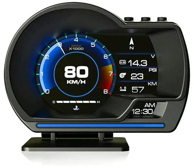 Main image of A500 GPS HUD Head-Up Display OBD Speedometer Universal Durable Easy Install Easy To Use