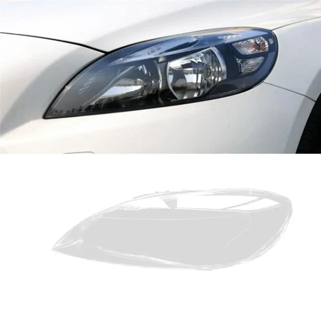 Alt view image 3 of 3 - Car Headlight Shell Lamp Shade Transparent Lens Cover Headlight Cover For Volvo V40 2013-2016 Left
