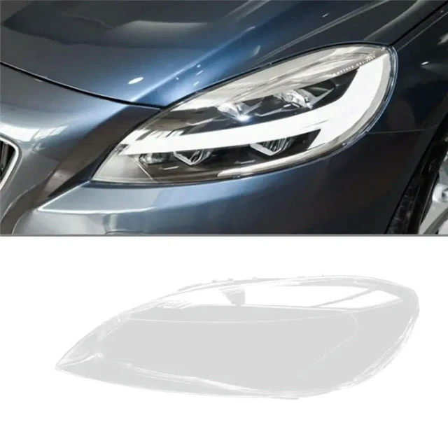 Alt view image 2 of 3 - Car Headlight Shell Lamp Shade Transparent Lens Cover Headlight Cover For Volvo V40 2013-2016 Left
