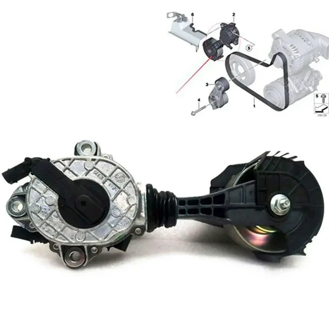 Alt view image 2 of 3 - Water Pump Friction Wheel 120455 Dynamic Tensioner Roller For 3008 4008 5008 408 508 For Citroen C3 C4 C5 C6 Car Par