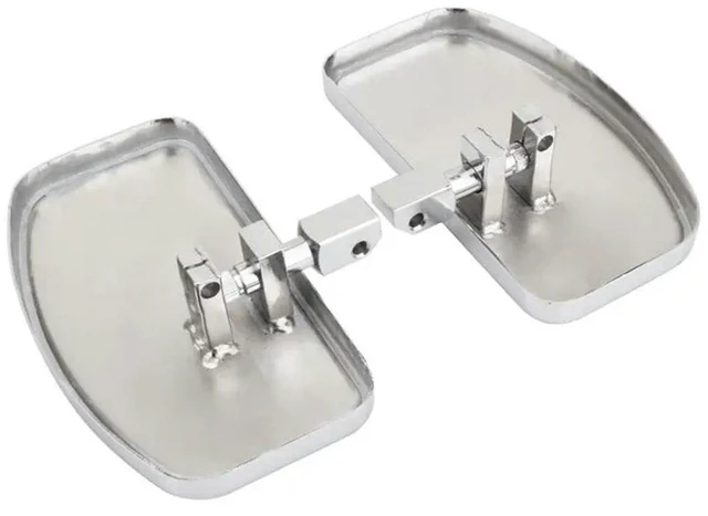 Alt view image 3 of 3 - Motorcycle Universal Rear Passengers Footrest Pedal For Honda VTX Drag Star Kawasaki Resting Footrests Accesso