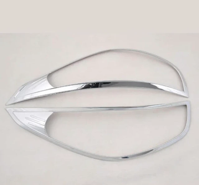 Main image of Exterior ABS Chrome Front Light Lamp Cover Headlight Covers Car Accessories For Hyundai Tucson IX35 2010 2011 2012 2013 2014