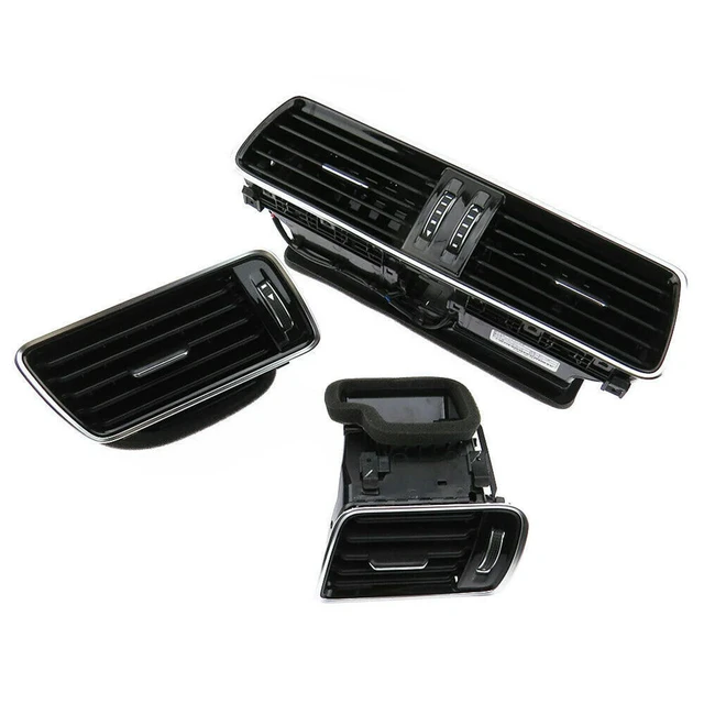 Alt view image 3 of 3 - Dashboard Car Center Console Air Condition Vents For Passat B6 B7 CC 3AD819728A 3AD819701A 3AD819702A
