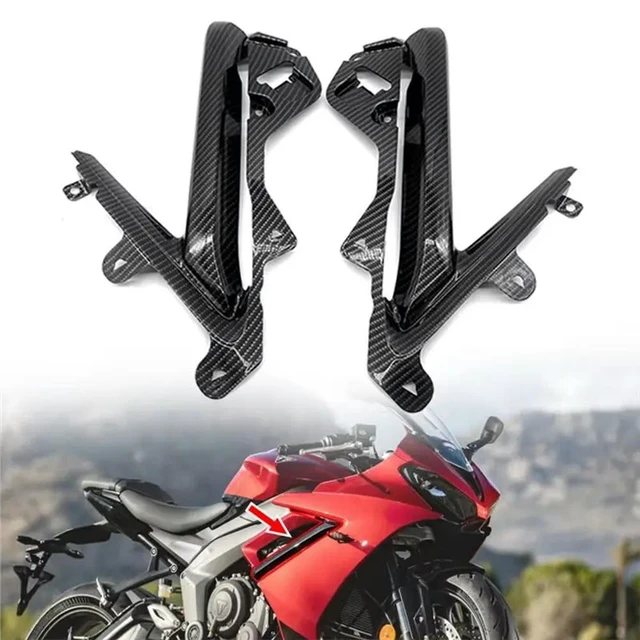 Alt view image 2 of 3 - Engine Body Frame Side Panel Cover Fairing Trim For Triumph Daytona 660 2024-2025 Accessories