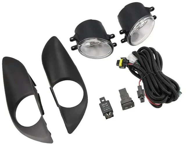 Main image of 1 Set Front Bumper Fog Light Assembly Harness For Toyota Yaris HTCHBCK Vitz 2007-2011 Daytime Running Lights