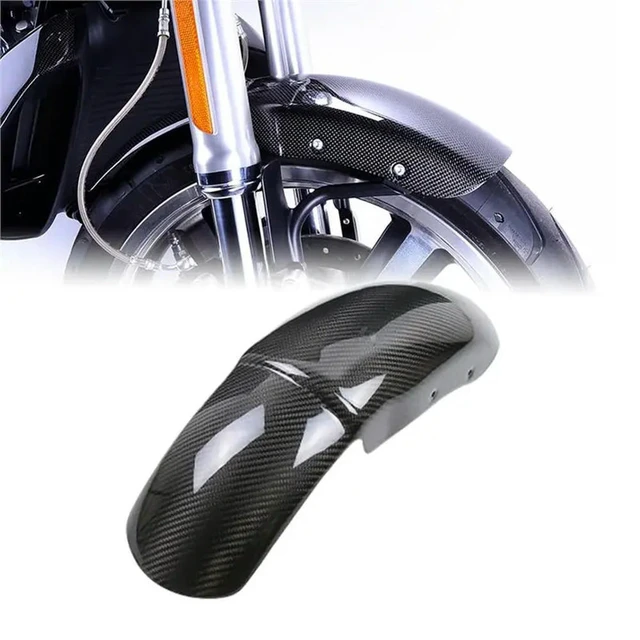 Alt view image 2 of 3 - Motorcycle Front Fender Wheel Mudguard Accessories For V-Rod Muscle VRSCF 2009-2017 Front Wheel Splash Guard