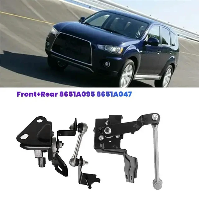 Alt view image 3 of 3 - 1Pair Front 8651A095&Rear 8651A047 Suspension Height Sensor For ASX Outlander Lancer Headlight Level Sensor