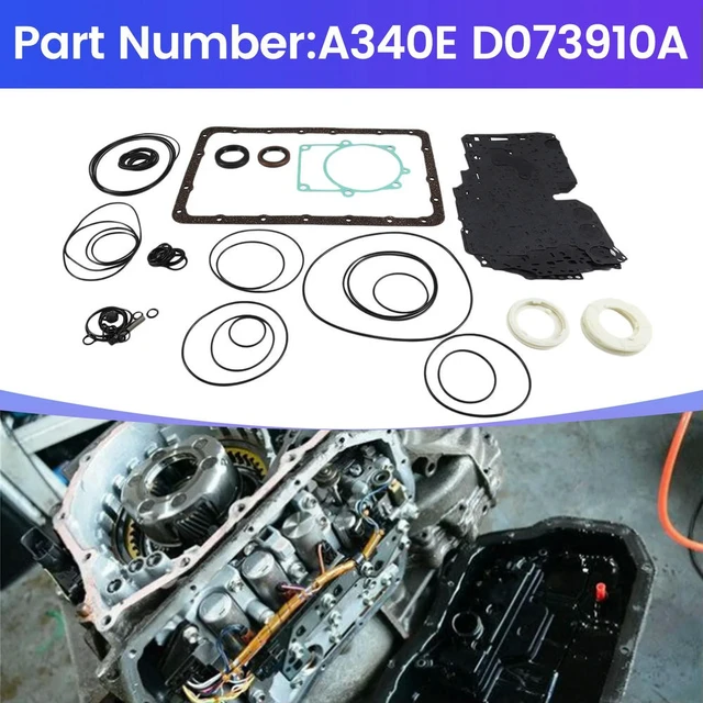 Alt view image 3 of 3 - A340E D073910A Auto Transmission Gearbox Rebuild Overhaul Seals Gasket O-Rings Kit For Toyota Lexus