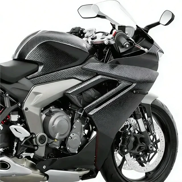 Alt view image 3 of 3 - For Triumph Daytona 660 2024 2025 Accessories Engine Body Frame Side Panel Cover Fairing Cowl Trim