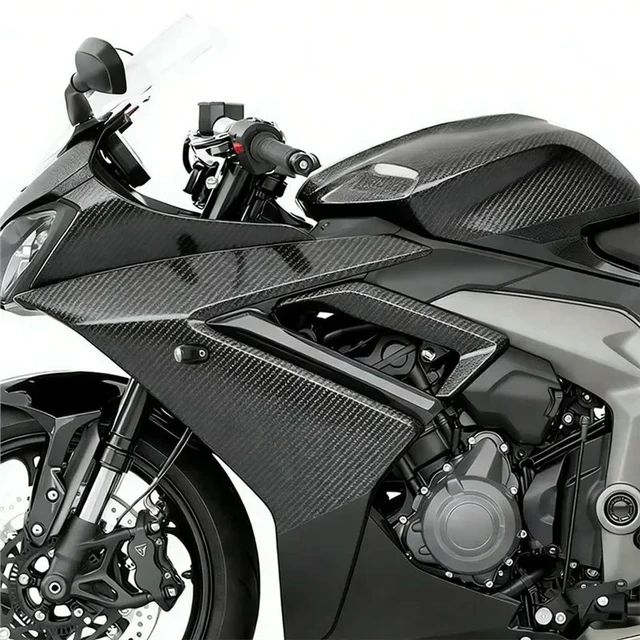 Alt view image 2 of 3 - For Triumph Daytona 660 2024 2025 Accessories Engine Body Frame Side Panel Cover Fairing Cowl Trim
