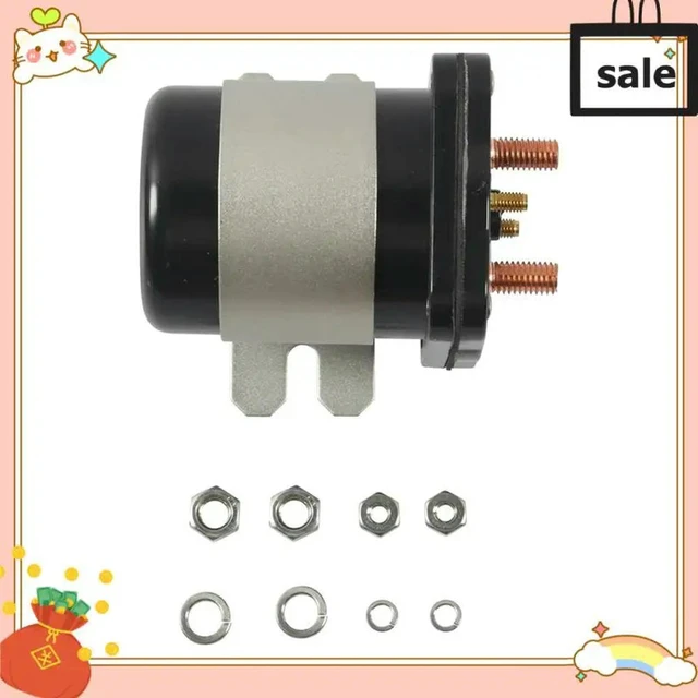 Alt view image 3 of 3 - 12V 500Amp Starter Solenoid Valve Relay 586-120111 73231G01 1018836-01 JR1-H1950-00 For Yamaha Electric G19 Golf Cart