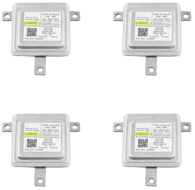 Main image of 4X 8K0941597E 8K0941597 8K0941597C Xenon Headlight BALLAST For A1 A3 A4 A5 A6 A7 A8 Q3 Q5 Q7 VW CC