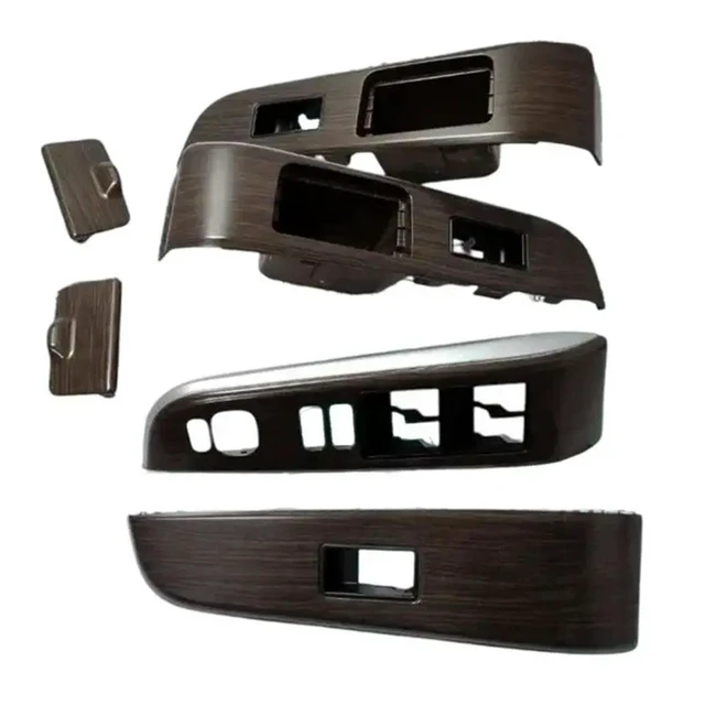 Alt view image 2 of 3 - 4Pcs Window Glass Lifter Switch Panel Trim Cover Kit For Toyota Camry 2012-2017 74271-06330 74272-06340 74231-06420 B