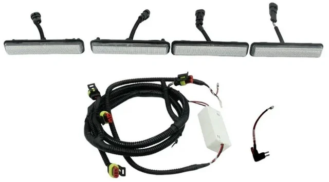 Main image of LED Front Grille Marker Lights Kit(4 Pcs), For Pickup Truck Center Grille Running/Position Light For Off-Road RV