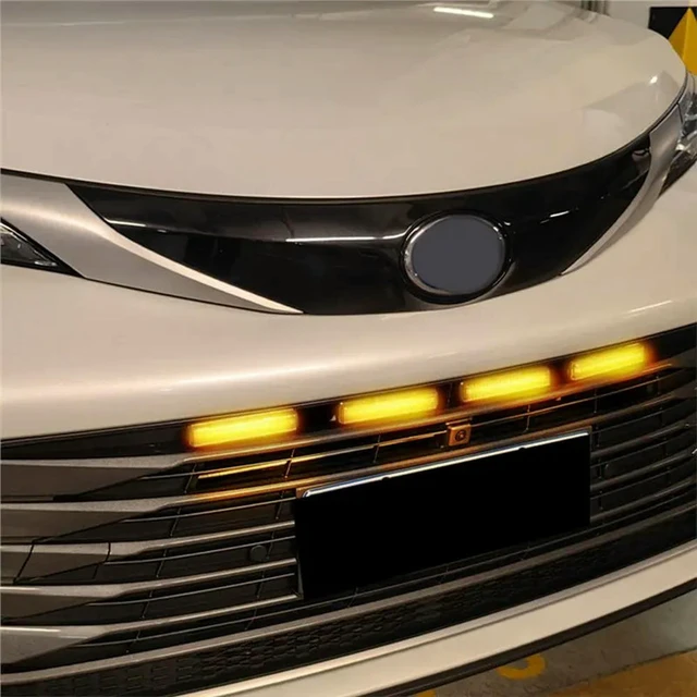 Alt view image 3 of 3 - LED Front Grille Marker Lights Kit(4 Pcs), For Pickup Truck Center Grille Running/Position Light For Off-Road RV