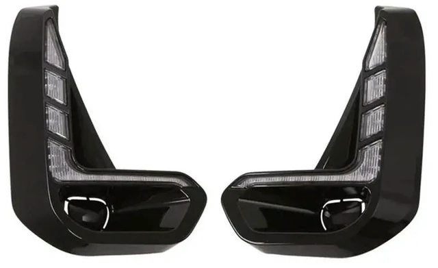 Main image of For Toyota Hilux Revo 2020 2021 LED DRL Fog Lamp Daytime Running Light Front Bumper Driving Lamp With Yellow Turn Signal