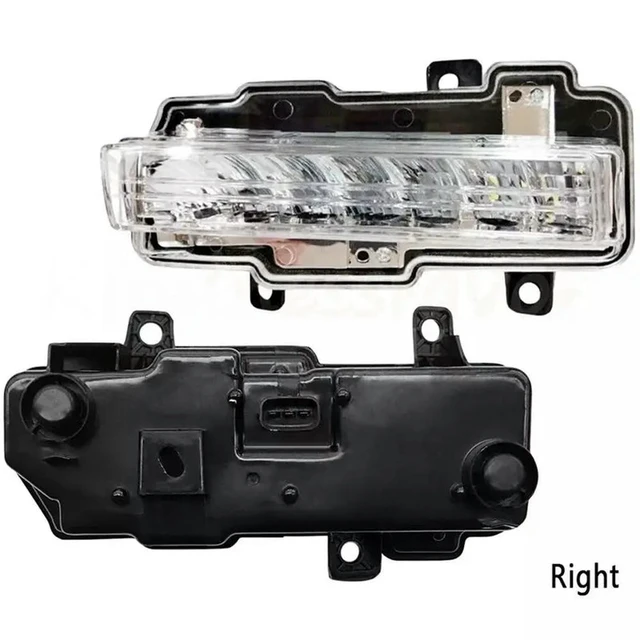 Alt view image 3 of 3 - LED DRL Light For Pajero Montero IV 2015-2020 Daytime Running Light White Fog Light Headlight
