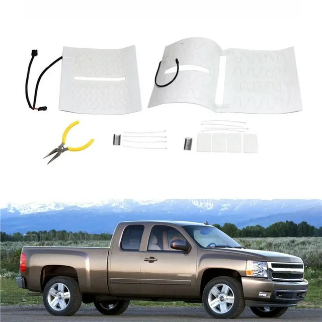 Alt view image 3 of 3 - 2Set Seat Back Heater Kit Seat Bottom&Top Heater Elements Pad 88940288 88940289 For Chevy GMC Pickup 03-07 641106 641105