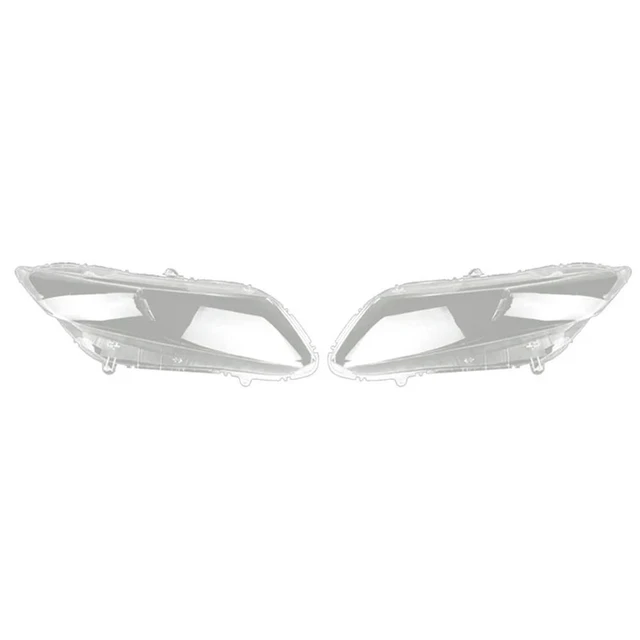 Alt view image 3 of 3 - 2Piece Headlight Cover Transparent Lampshade Head Light Lens Front For Honda Civic 2012-2015
