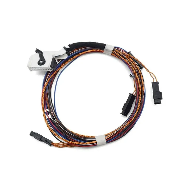 Alt view image 2 of 3 - For Passat B6 Headlight Control Module& Xenon Headlight Automatic Leveling Wiring Harness Kit Bundle