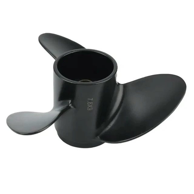 Alt view image 3 of 3 - 3X Outboard Propeller For Tohatsu Mercury Mariner 4567.8X9 Boat Screw 3 Blade 12 Spline Marine Engine Part
