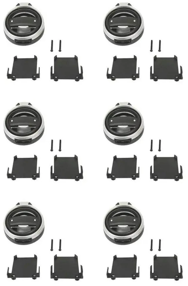 Main image of 6X For Jeep Wrangler JK 2007-2017 JL JT Gladiator 2018-2023 Air Outlet Vent Cup Holder Foldable Water Cup Mount,B