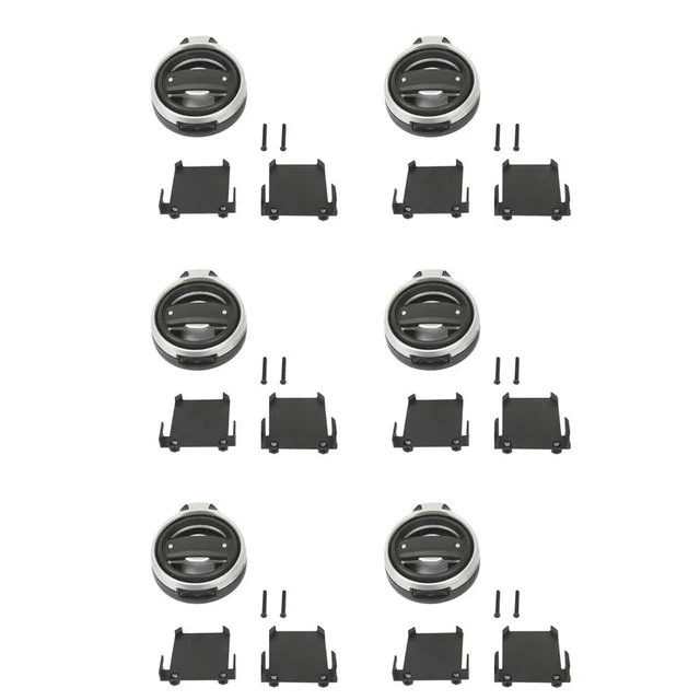 Alt view image 3 of 3 - 6X For Jeep Wrangler JK 2007-2017 JL JT Gladiator 2018-2023 Air Outlet Vent Cup Holder Foldable Water Cup Mount,B