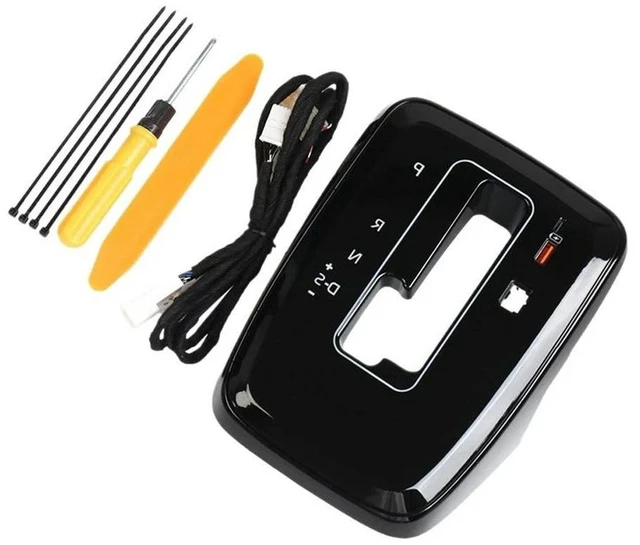 Main image of Car Center Console Trim Panel For Toyota Hiace 300 Series Gear Shift Console With Ambient Lighting And Charging Port Parts