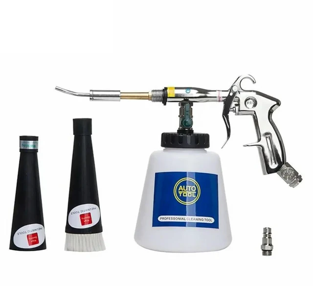 Alt view image 3 of 3 - Multi-Functional Car Wash Gun With 2 Uses: Vacuum Cleaner, Cleaning Tool & Tornado Interior Cleaning Machine EU Plug