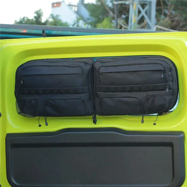 Alt view image 2 of 3 - Interior Accessories Tailgate Expansion Bag For Jimny JB74 2019-2026 Rear Door Bag Trunk Bag