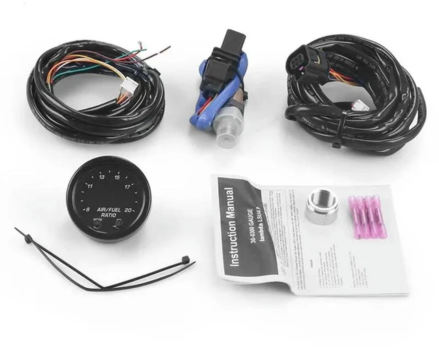 Main image of Wideband AFR Gauge Wideband O2 Air/Fuel Ratio Gauge Kit LSU 4.9