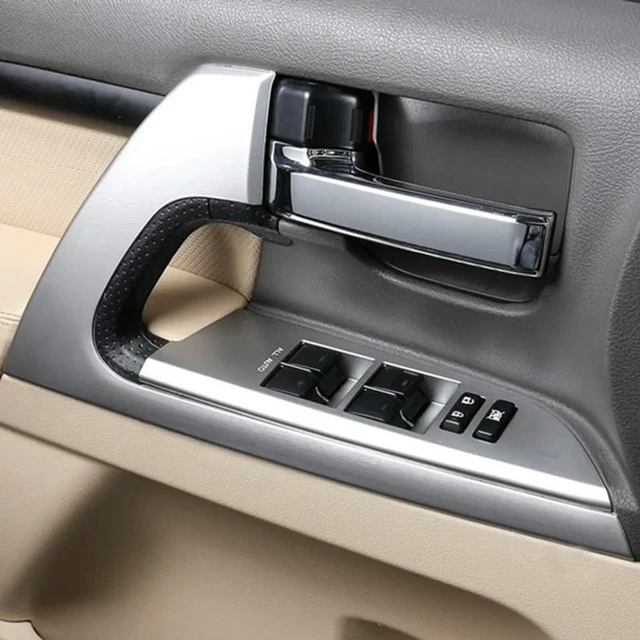 Alt view image 3 of 3 - Car Interior Parts Covers Door Assist Grip Front And Rear For Toyota Land Cruiser LC200 2007- 2016