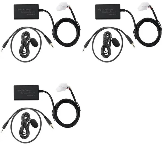 Main image of 3X (5+7)Pin Car Digital Music CD Changer Adapter USB AUX Bluetooth Music Disc Box For Toyota Camry Corolla Lexus RAV4