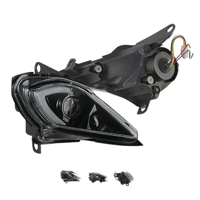 Alt view image 3 of 3 - Adjustable Headlights For Raptor 700 700R YFZ450 YFZ450R YFZ450X Wolverine 450 350 Turn Signal Light 2006-2022
