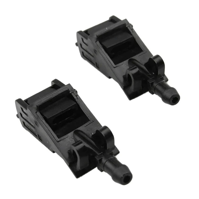 Alt view image 3 of 6 - 2PCS Windshield Windscreen Washer Nozzle Spray Jet 6E0955985 For -VW Beetle Golf Jetta MK4 Passat B5 Bora NOT HEATED