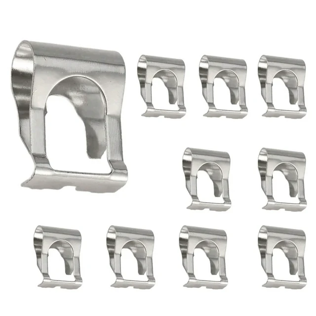 Alt view image 2 of 6 - 10 PCS Windscreen Wiper Motor Linkage Durable Rods Arms Link Mechanism Repair Clip Fix Kit 269617