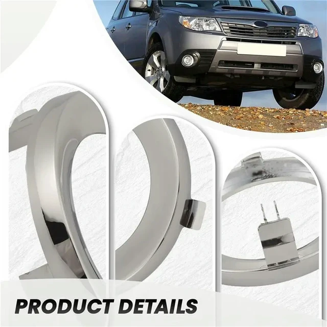Alt view image 3 of 6 - 1Pcs Front Chrome Fog Light Lamp Cover Cap Trim Ring 57731SC000 57731 SC000 For Subaru Forester 2009 -2013