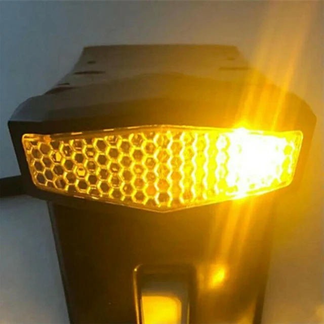 Alt view image 2 of 6 - Universal Motorcycle LED Turn Signals Modified Tail Light Cafe RFender Edge Brake Lamp