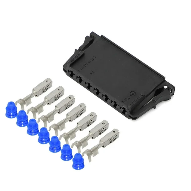 Alt view image 3 of 6 - For Mercedes Benz C-Class W204 Rear Tail Light Plug Lamp Cable Connector Socket Pins Kit Bulb Holder Harness Pins