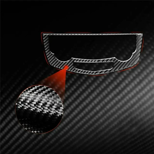 Alt view image 2 of 6 - For Nissan X-Trail Rogue T32 2013-2021 Carbon Fiber Car Air Conditioning Panel Cover Trim Sticker Interior Parts