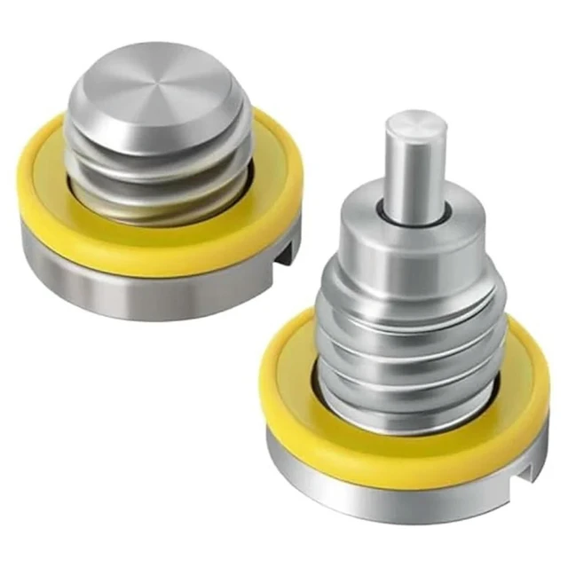 Alt view image 4 of 6 - For Mercury Mercruiser Outboard Engine Lower Unit Drain Plug For All O/Bs Gear Case With Magnetic And Non-Magnetic Screw