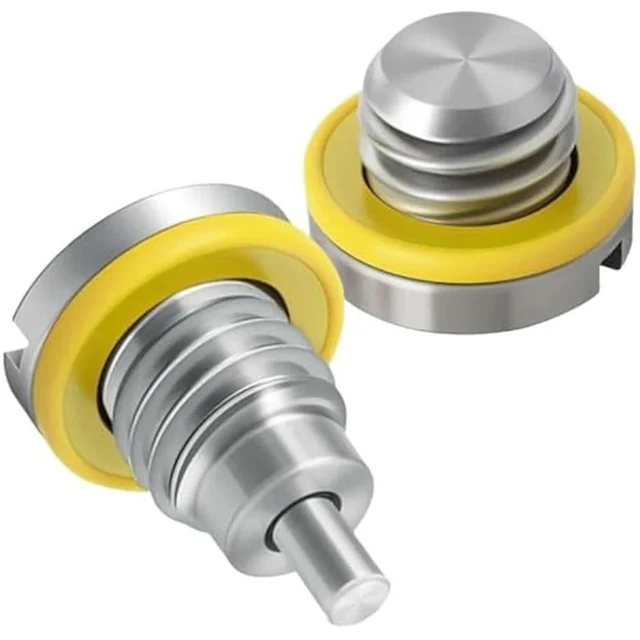 Alt view image 6 of 6 - For Mercury Mercruiser Outboard Engine Lower Unit Drain Plug For All O/Bs Gear Case With Magnetic And Non-Magnetic Screw