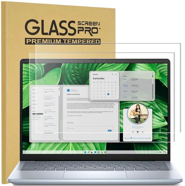Main image of 2-Pack 9H Tempered Glass Screen Protector for Dell 14 Plus, Dell Pro 14, Dell Pro 14 Plus, Dell Pro Max 14-Inch Laptop, HD-Ultra Clear, Anti-Scratch -(Note: Not suitable for the 2-in-1 Ver